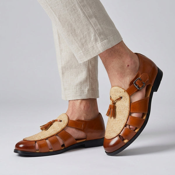 Raffaeli | Sandalo Monk con Frange