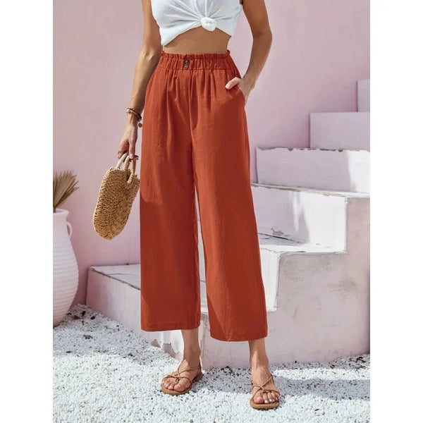 Soléa | pantaloni estivi in lino
