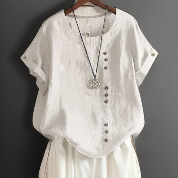 Islà | T-shirt chic con bottoni